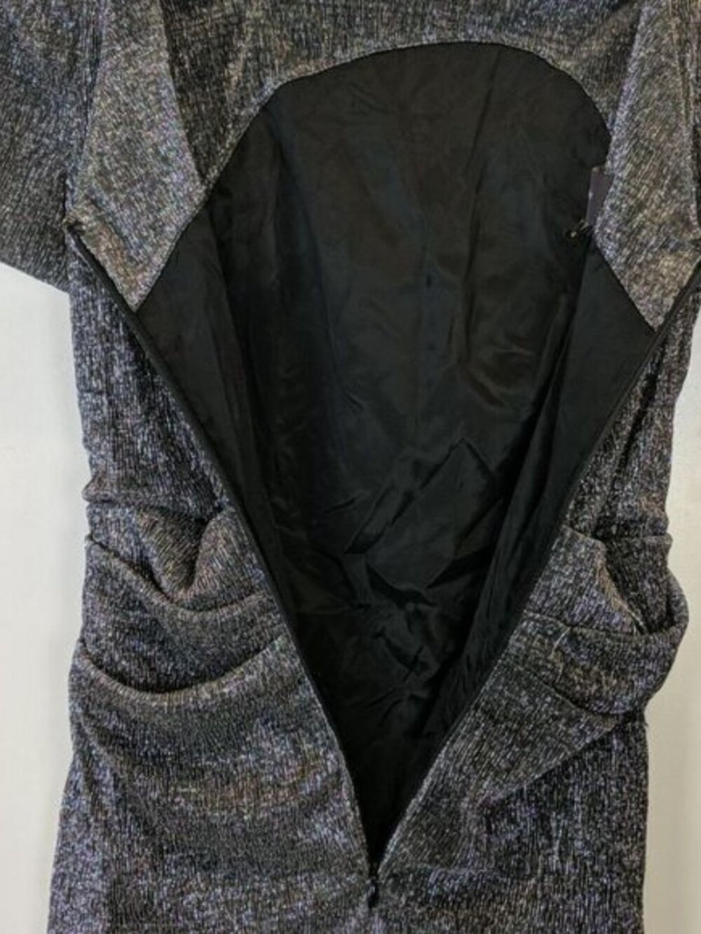 Talbot Runhof Metallic Ruched Dress - Picture 3 of 6
